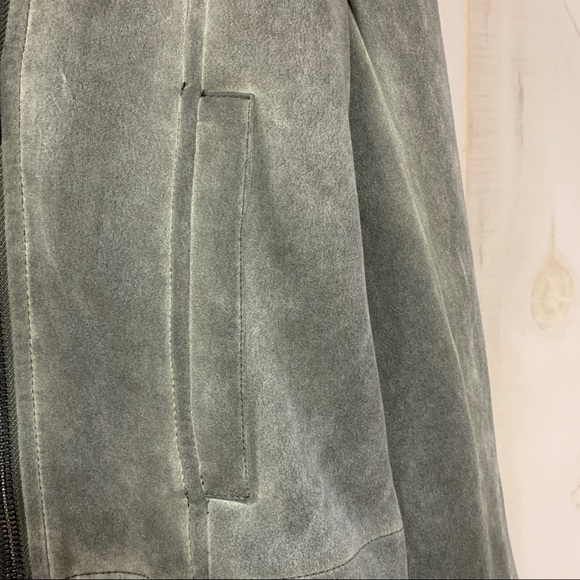 Bagatelle Faux Suede Garment Asymmetrical Jacket M - Picture 7 of 8